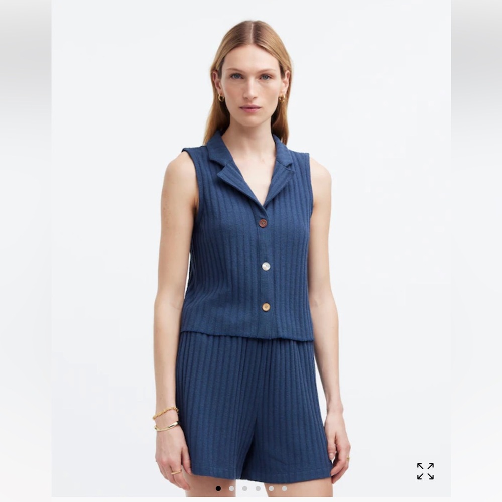 Madewell Blue Sleeveless Set